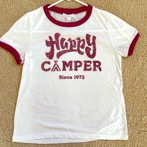 Tilly’s full tilt happy camper t-shirt